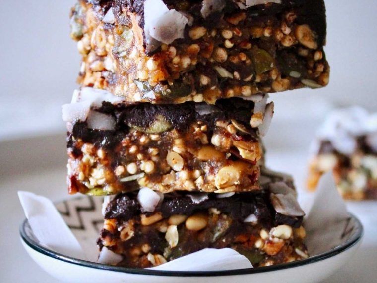 CHOCO QUINOA ENERGY BARS – Barritas energéticas